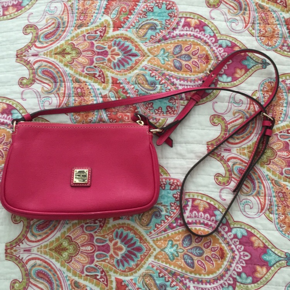 Dooney & Burke fuscia pink crossbody